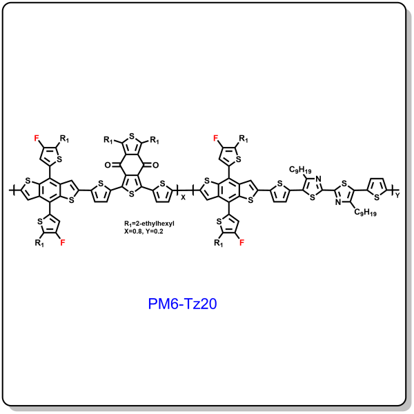 P9223-有机光电子聚合物给体材料PM6-Tz20