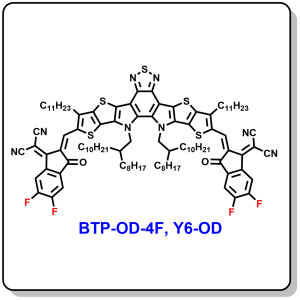 N5120-有机光电子非富勒烯受体小分子材料Y6-OD,BTP(C11)OD-4F
