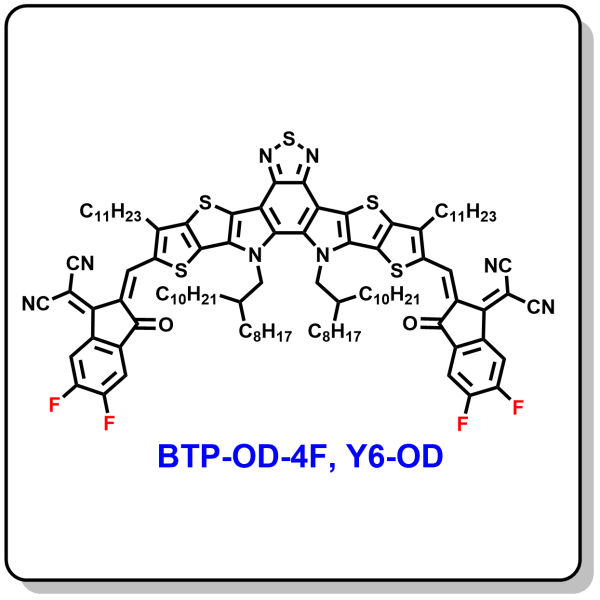 N5120-有机光电子非富勒烯受体小分子材料Y6-OD,BTP(C11)OD-4F