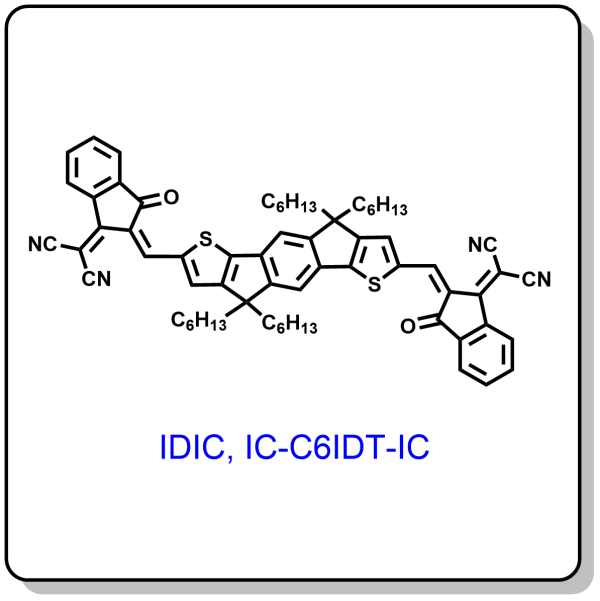 N5040-有机光电子非富勒烯受体小分子材料IDIC,IC-C6IDT-IC,1883441-92-6