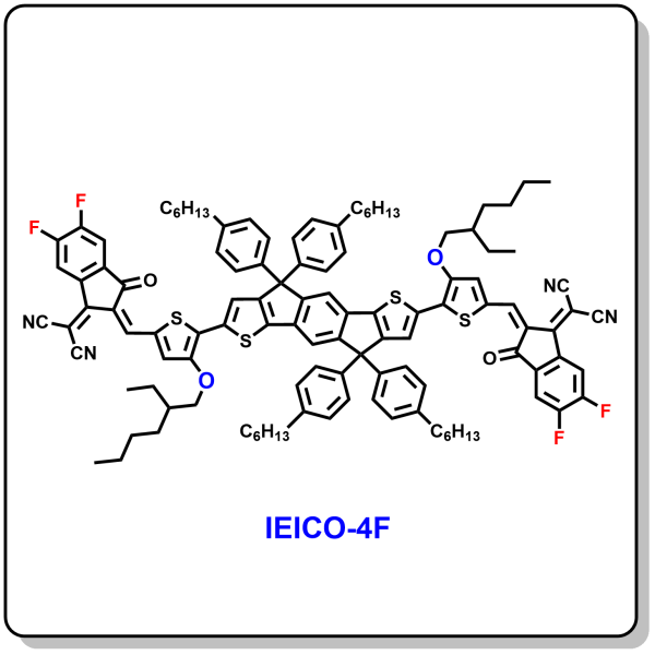 N5037-有机光电子非富勒烯受体小分子材料IEICO-4F，2089044-02-8
