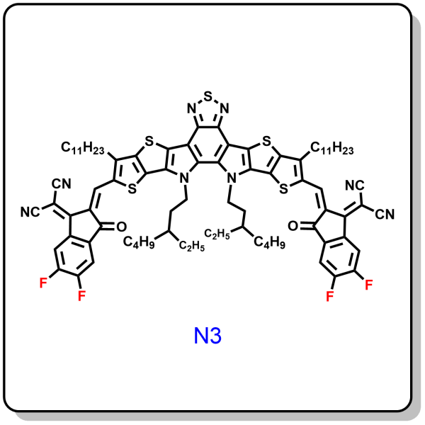 N5144-有机光电子非富勒烯受体小分子材料N3,2640657-07-2