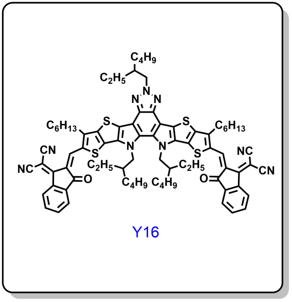 N5134-有机光电子非富勒烯受体小分子材料Y16,2648963-87-3