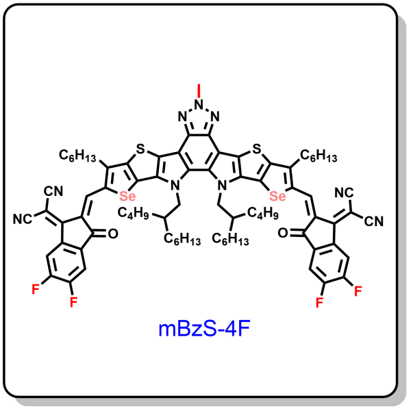 N5147-有机光电子非富勒烯受体小分子材料mBZs-4F