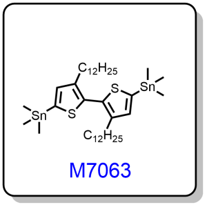 M7063——(3,3'-didodecyl-2,2'-bithiophene-5,5'-diyl)bis(trimethylstannane)，1048694-54-7