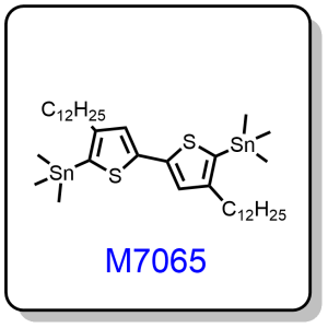 M7065——(4,4'-didodecyl-2,2'-bithiophene-5,5'-diyl)bis(trimethylstannane)，1007347-63-8