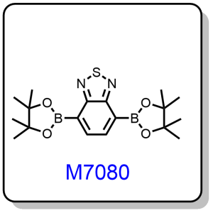 M7080——4,7-bis(4,4,5,5-tetramethyl-1,3,2-dioxaborolan-2-yl)benzo[c][1,2,5]thiadiazole，934365-16-9