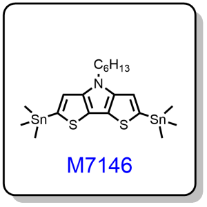 M7146——4-hexyl-2,6-bis(trimethylstannyl)-4H-dithieno[3,2-b:2',3'-d]pyrrole