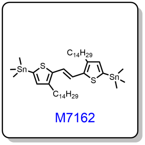M7162——(E)-1,2-bis(3-tetradecyl-5-(trimethylstannyl)thiophen-2-yl)ethene