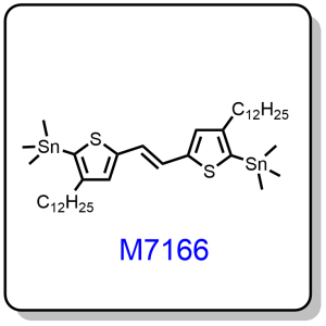 M7166——(E)-1,2-bis(4-dodecyl-5-(trimethylstannyl)thiophen-2-yl)ethene