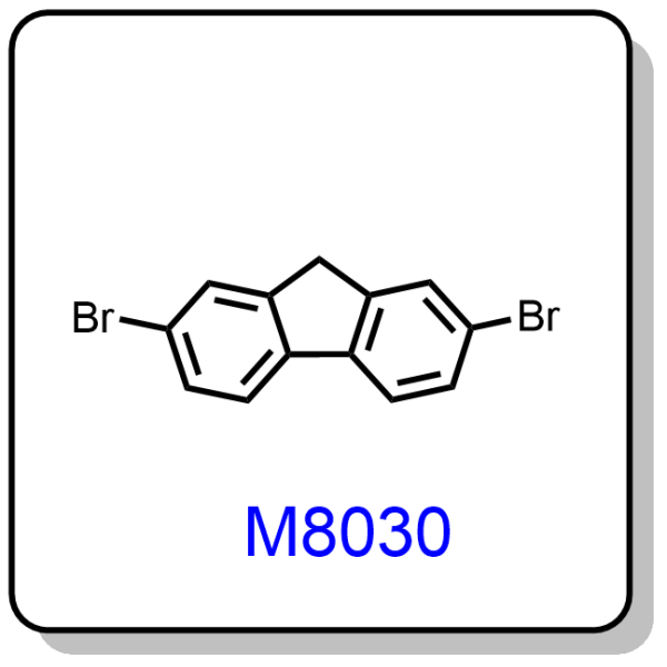 M8030——2,7-dibromo-9H-fluorene，16433-88-8
