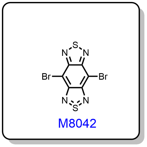 M8042——4,8-dibromobenzo-[1,2-c;4,5-c’]bis[1,2,5]thiadiazole,165617-59-4