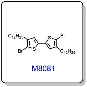 M8081 ——5,5'-dibromo-4,4'-didodecyl-2,2'-bithiophene,753470-95-0