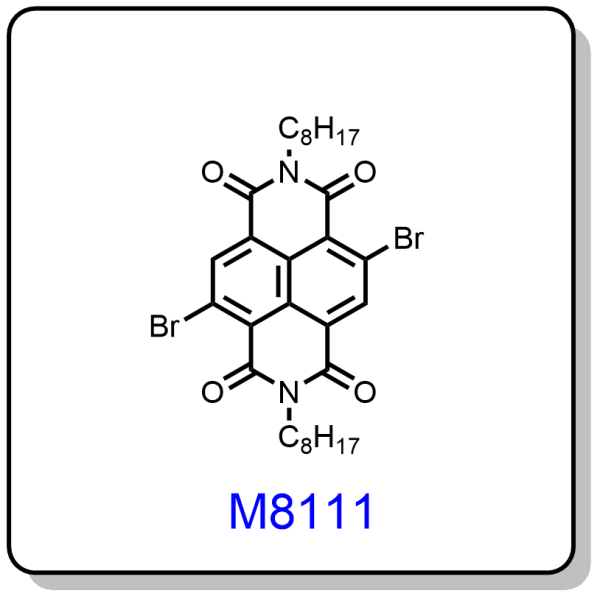 M8111——2,6-dibromo-N,N'-dioctyl-naphthalene-1,4,5,8-tetracarboxylic acid diimide