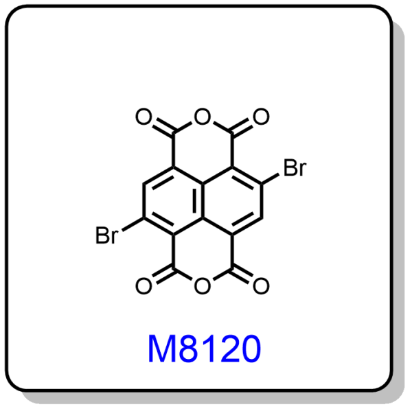 M8120——4,9-dibromoisochromeno[6,5,4-def]isochromene-1,3,6,8-tetraone,  2,6-Dibromonaphthalene-1,4,5,8-tetracarboxylic Dianhydride,83204-68-6
