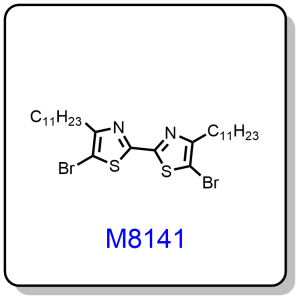 M8141——5,5'-dibromo-4,4'-diundecyl-2,2'-bithiazole