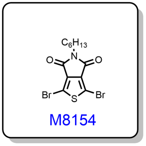 M8154——1,3-dibromo-5-hexyl-4H-thieno[3,4-c]pyrrole-4,6(5H)-dione,566939-56-8