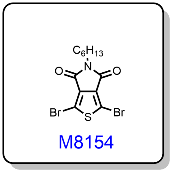 M8154——1,3-dibromo-5-hexyl-4H-thieno[3,4-c]pyrrole-4,6(5H)-dione,566939-56-8