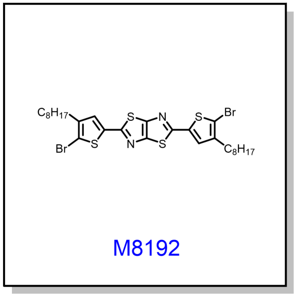 M8192——2,5-bis(5-bromo-4-octylthiophen-2-yl)thiazolo[5,4-d]thiazole