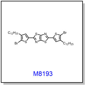M8193——2,5-bis(5-bromo-4-dodecylthiophen-2-yl)thiazolo[5,4-d]thiazole