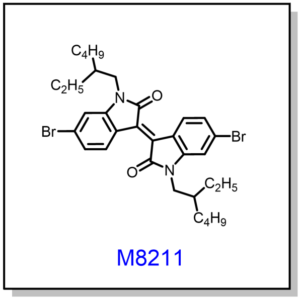 M8211——(E)-6,6'-dibromo-1,1'-bis(2-ethylhexyl)-[3,3'-biindolinylidene]-2,2'-dione