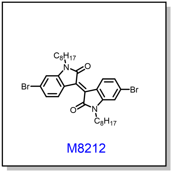 M8212——(E)-6,6'-dibromo-1,1'-dioctyl-[3,3'-biindolinylidene]-2,2'-dione