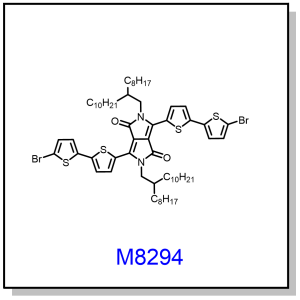 M8294——3,6-bis(5'-bromo-2,2'-bithiophen-5-yl)-2,5-bis(2-octyldodecyl)pyrrolo[3,4-c]pyrrole-1,4(2H,5H)-dione