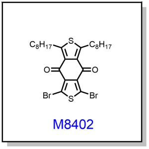 M8402——1,3-dibromo-5,7-dioctyl-4H,8H-benzo[1,2-c:4,5-c']dithiophene-4,8-dione