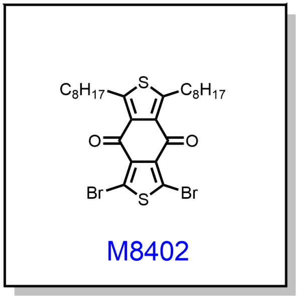 M8402——1,3-dibromo-5,7-dioctyl-4H,8H-benzo[1,2-c:4,5-c']dithiophene-4,8-dione