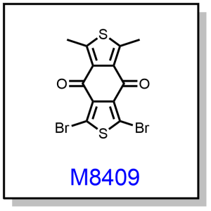 M8409——1,3-dibromo-5,7-dimethyl-4H,8H-benzo[1,2-c:4,5-c']dithiophene-4,8-dione