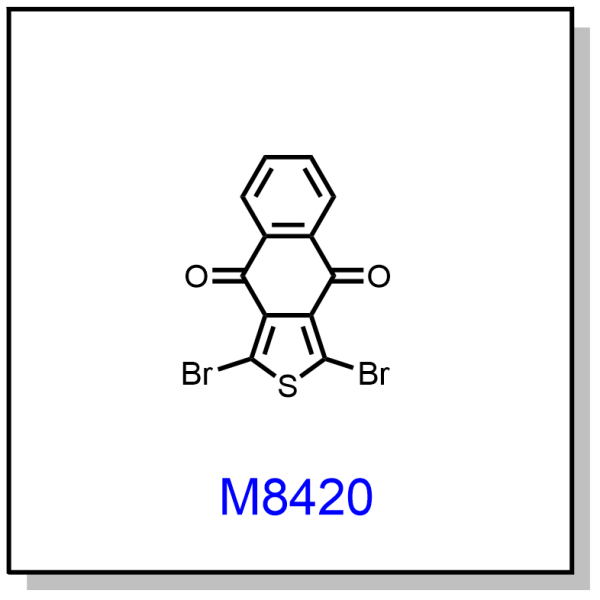 M8420——1,3-dibromonaphtho[2,3-c]thiophene-4,9-dione