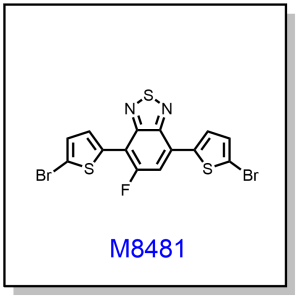 M8481——4,7-bis(5-bromothiophen-2-yl)-5-fluorobenzo[c][1,2,5]thiadiazole