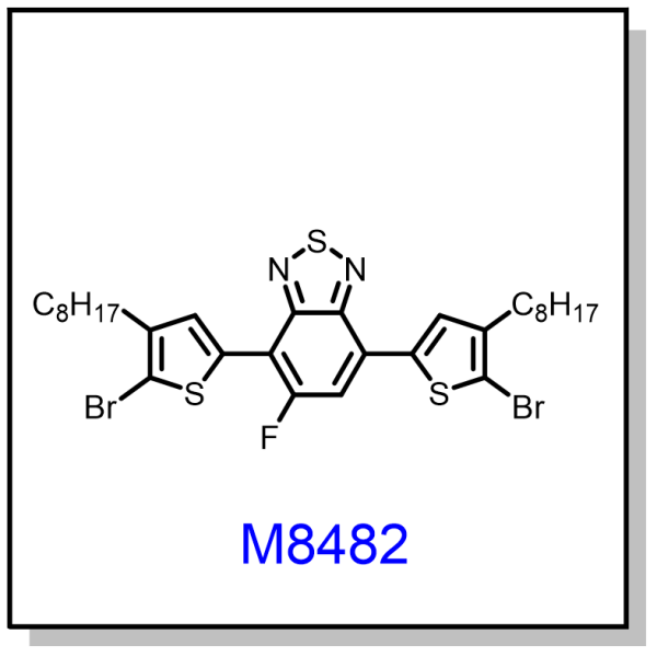 M8482——4,7-bis(5-bromo-4-octylthiophen-2-yl)-5-fluorobenzo[c][1,2,5]thiadiazole