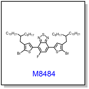 M8484——4,7-bis(5-bromo-4-(2-octyldodecyl)thiophen-2-yl)-5-fluorobenzo[c][1,2,5]thiadiazole