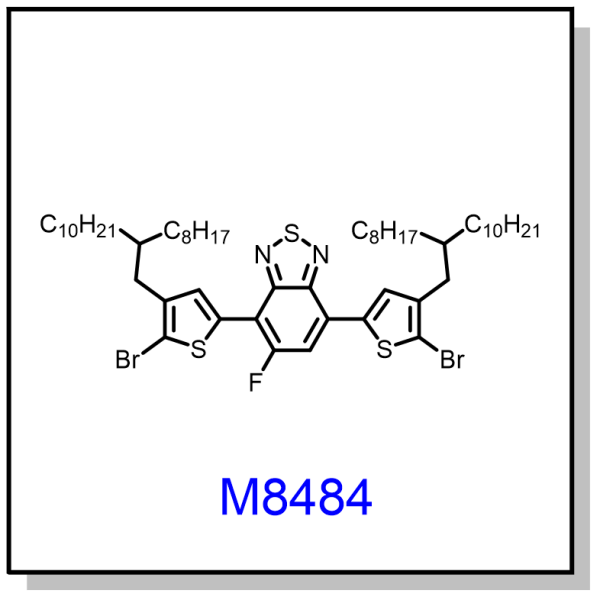 M8484——4,7-bis(5-bromo-4-(2-octyldodecyl)thiophen-2-yl)-5-fluorobenzo[c][1,2,5]thiadiazole