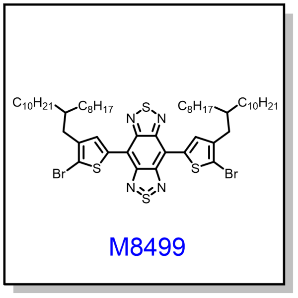 M8499——4,8-bis(5-bromo-4-(2-decyltetradecyl)thiophen-2-yl)benzo-[1,2-c;4,5-c']bis[1,2,5]thiadiazole