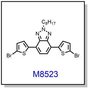 M8523——4,7-bis(5-bromothiophen-2-yl)-2-octyl-2H-benzo[d][1,2,3]triazole