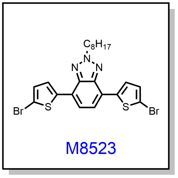 M8523——4,7-bis(5-bromothiophen-2-yl)-2-octyl-2H-benzo[d][1,2,3]triazole