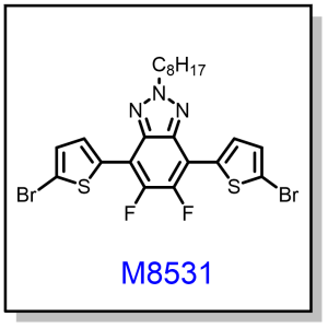 M8531——4,7-bis(5-bromothiophen-2-yl)-5,6-difluoro-2-octyl-2H-benzo[d][1,2,3]triazole