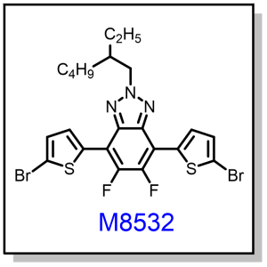 M8532——4,7-bis(5-bromothiophen-2-yl)-2-(2-ethylhexyl)-5,6-difluoro-2H-benzo[d][1,2,3]triazole