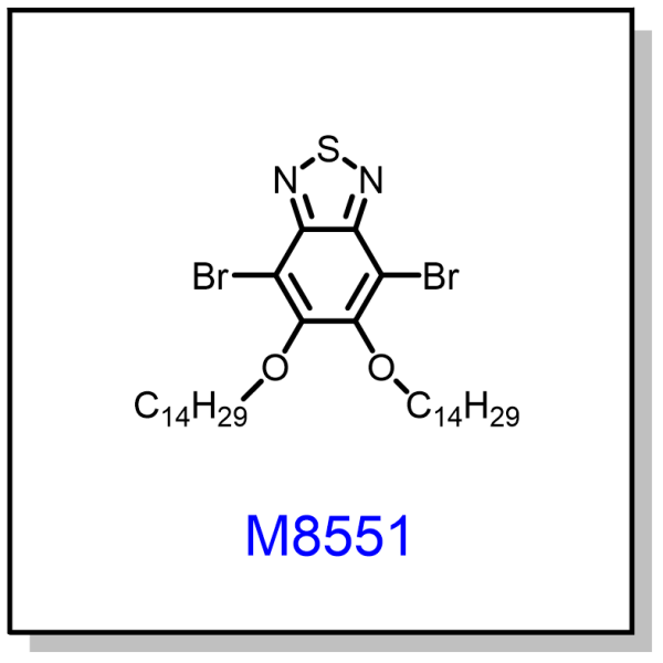 M8851——1,1'-(5,5''-dibromo-[2,2':5',2''-terthiophene]-3,3''-diyl)bis(nonan-1-one)