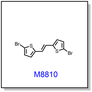 M8810——(E)-1,2-bis(5-bromothiophen-2-yl)ethene