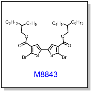 M8843——bis(2-butyloctyl) 5,5'-dibromo-2,2'-bithiophene-4,4'-dicarboxylate