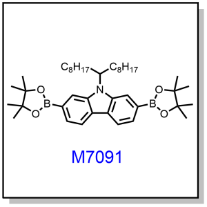 M7091——9-(heptadecan-9-yl)-2,7-bis(4,4,5,5-tetramethyl-1,3,2-dioxaborolan-2-yl)-9H-carbazole