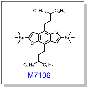 M7106——(4,8-bis(3-butylnonyl)benzo[1,2-b:4,5-b']dithiophene-2,6-diyl)bis(trimethylstannane)