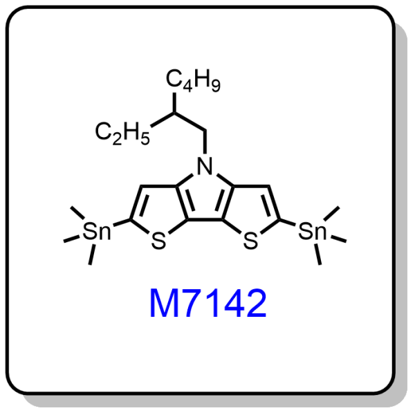 M7142——4-(2-ethylhexyl)-2,6-bis(trimethylstannyl)-4H-dithieno[3,2-b:2',3'-d]pyrrole