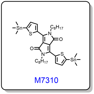 M7310——2,5-dioctyl-3,6-bis(5-(trimethylstannyl)thiophen-2-yl)pyrrolo[3,4-c]pyrrole-1,4(2H,5H)-dione