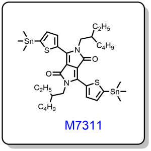 M7311——2,5-bis(2-ethylhexyl)-3,6-bis(5-(trimethylstannyl)thiophen-2-yl)-2,5-dihydropyrrolo[3,4-c]pyrrole-1,4-dione
