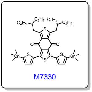 M7330——1,3-bis(2-ethylhexyl)-5,7-bis(5-(trimethylstannyl)thiophen-2-yl)benzo[1,2-c:4,5-c']dithiophene-4,8-dione